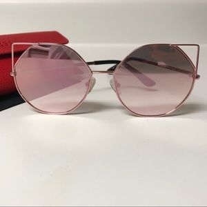 GUESS Veronica Cat Eye Flash Sunglasses